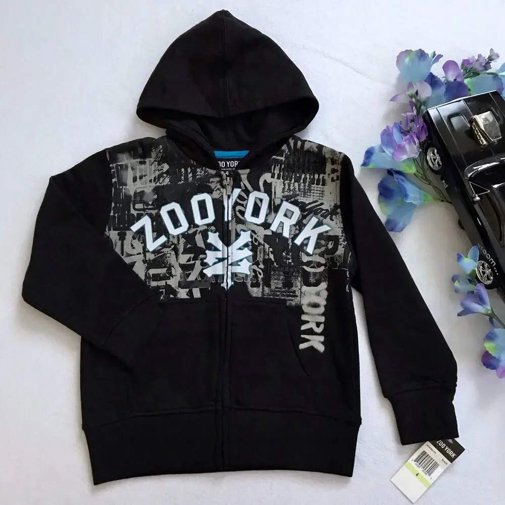 Zoo York NWT Full Zip Hoodie Boys 4